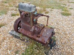 Beach ironmongery, Dungeness, June 2013